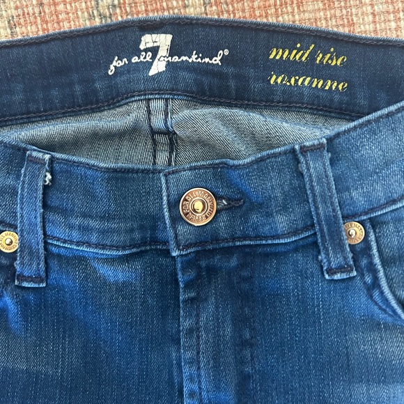 Women’s Seven for all mankind denim jeans size 26 size 0 - Picture 5 of 6